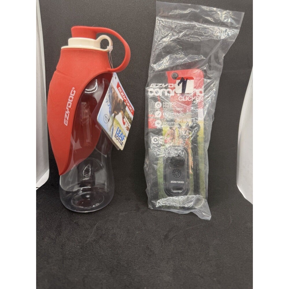 Ezydog Command Clicker And Leaf Bottle Set